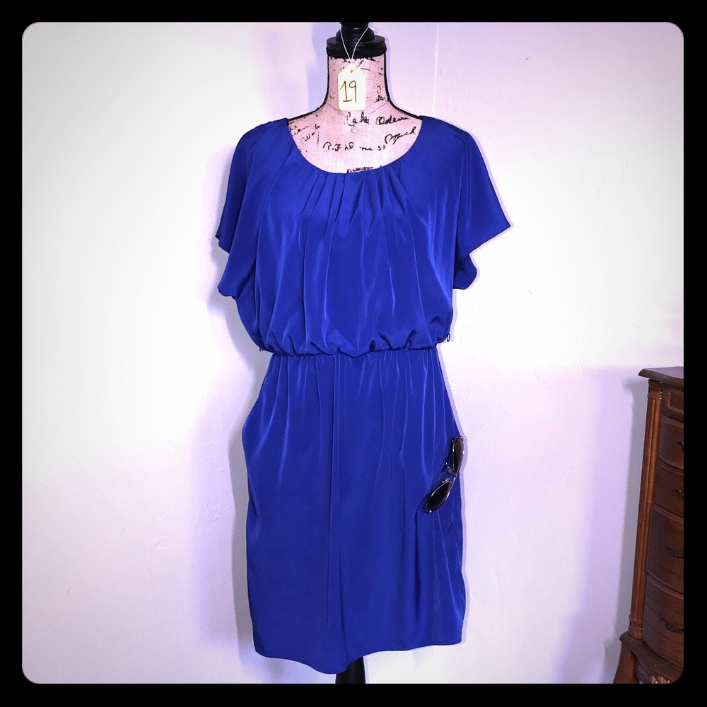 I.N. Studio Blue dress w/pockets
